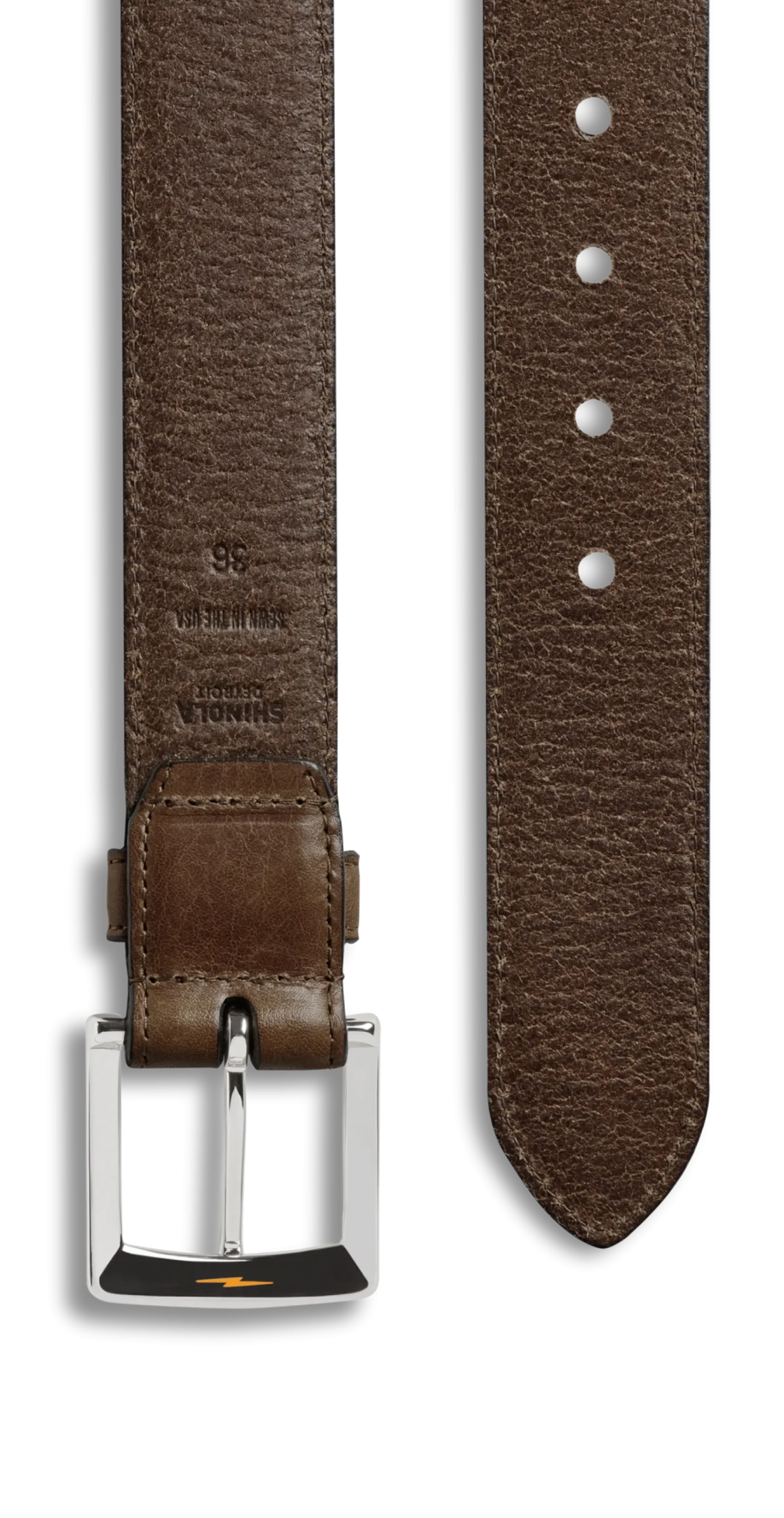 Clearance Shinola 1 1/2" Bedrock Belt Dark Brown