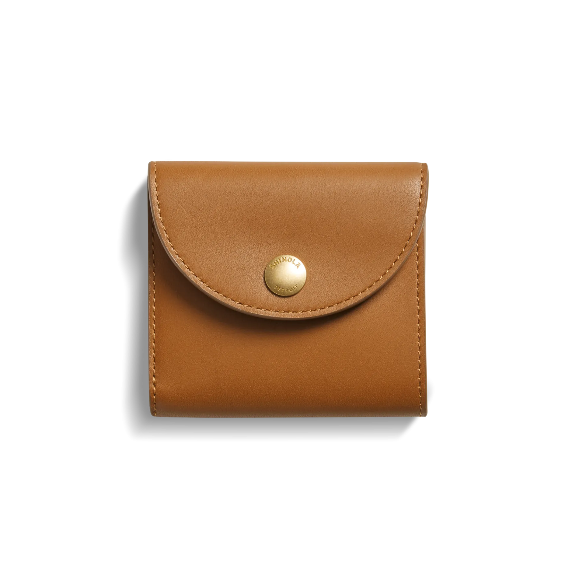 Sale Shinola Birdy Small Snap Wallet Tan