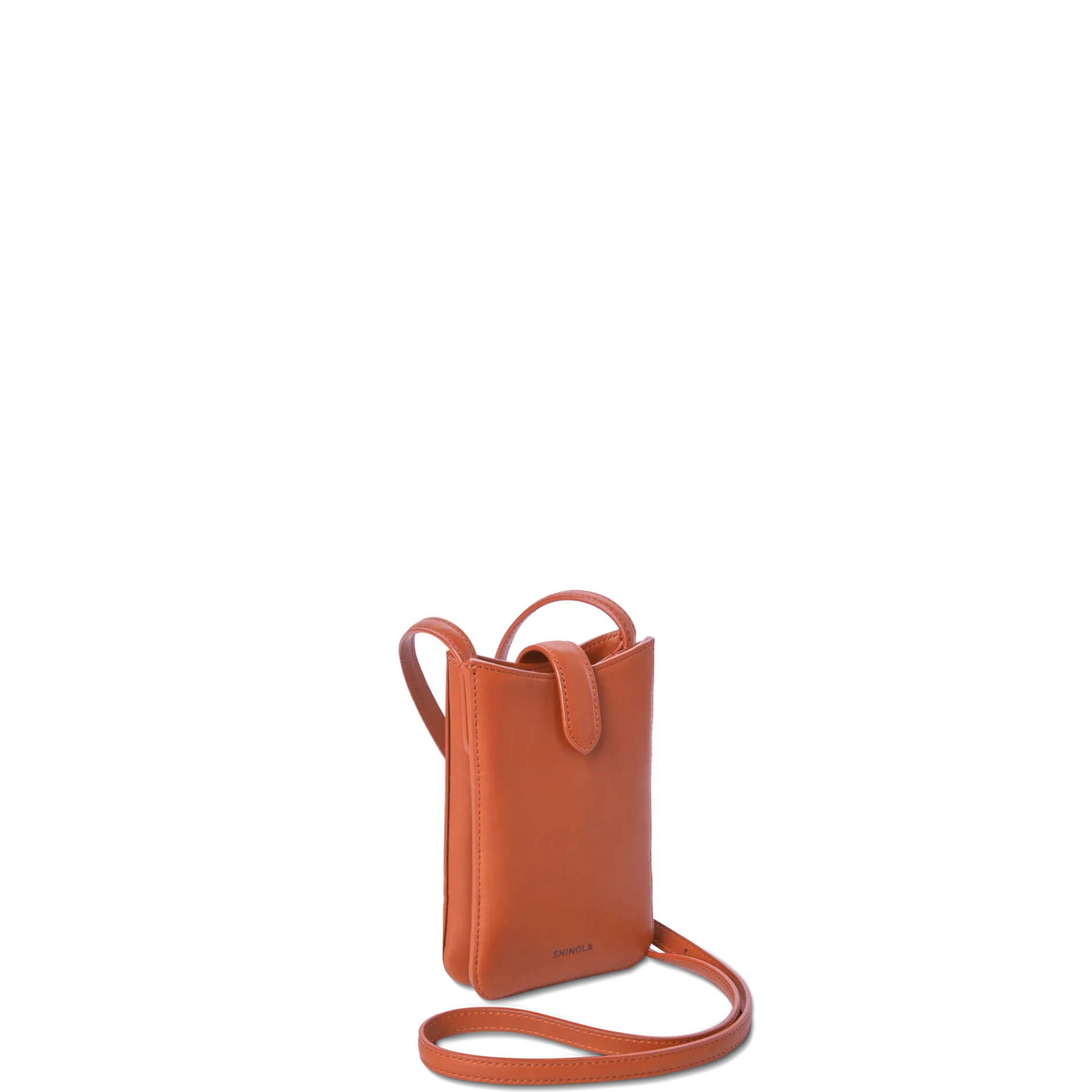 Discount Shinola Bixby Phone Crossbody Rust