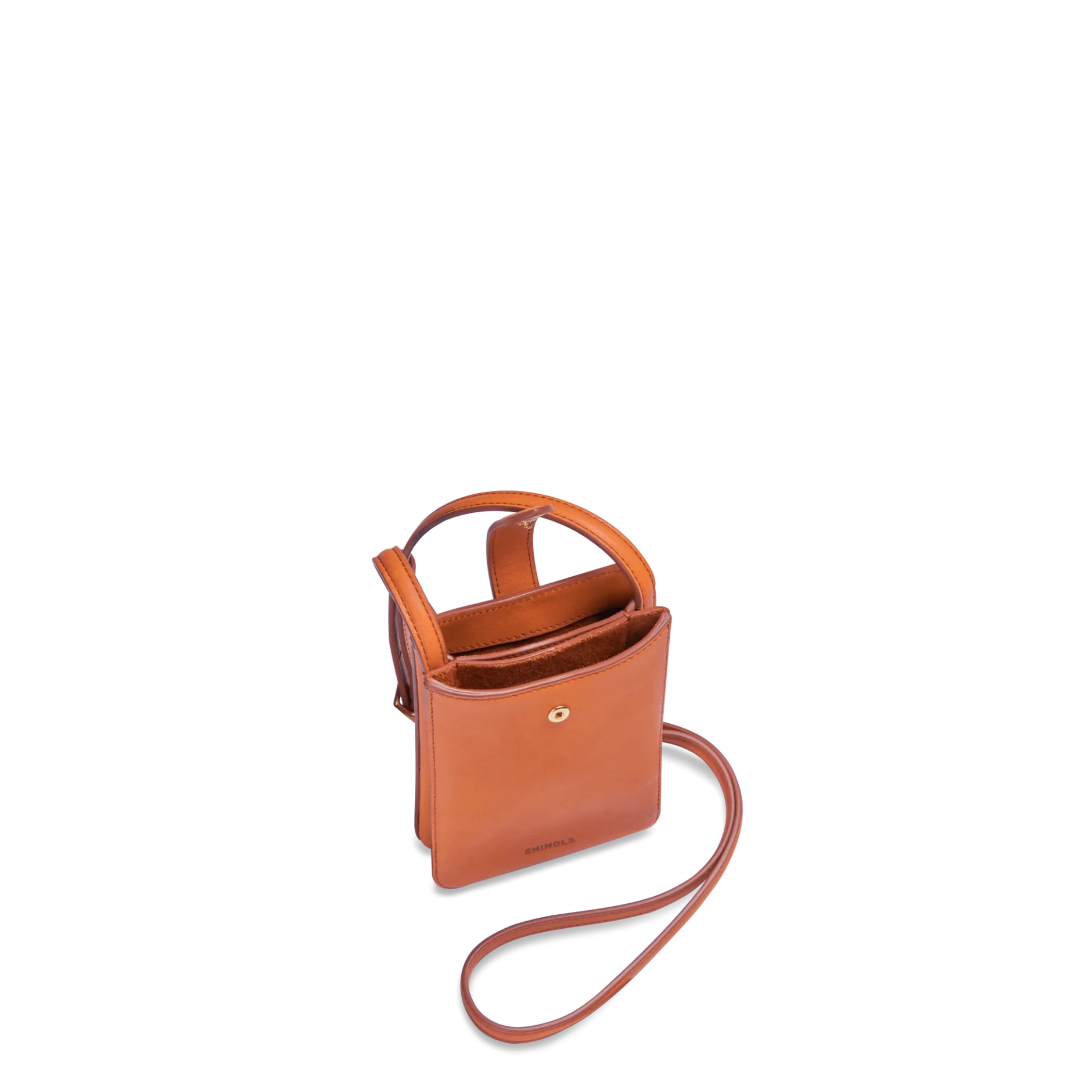 Discount Shinola Bixby Phone Crossbody Rust