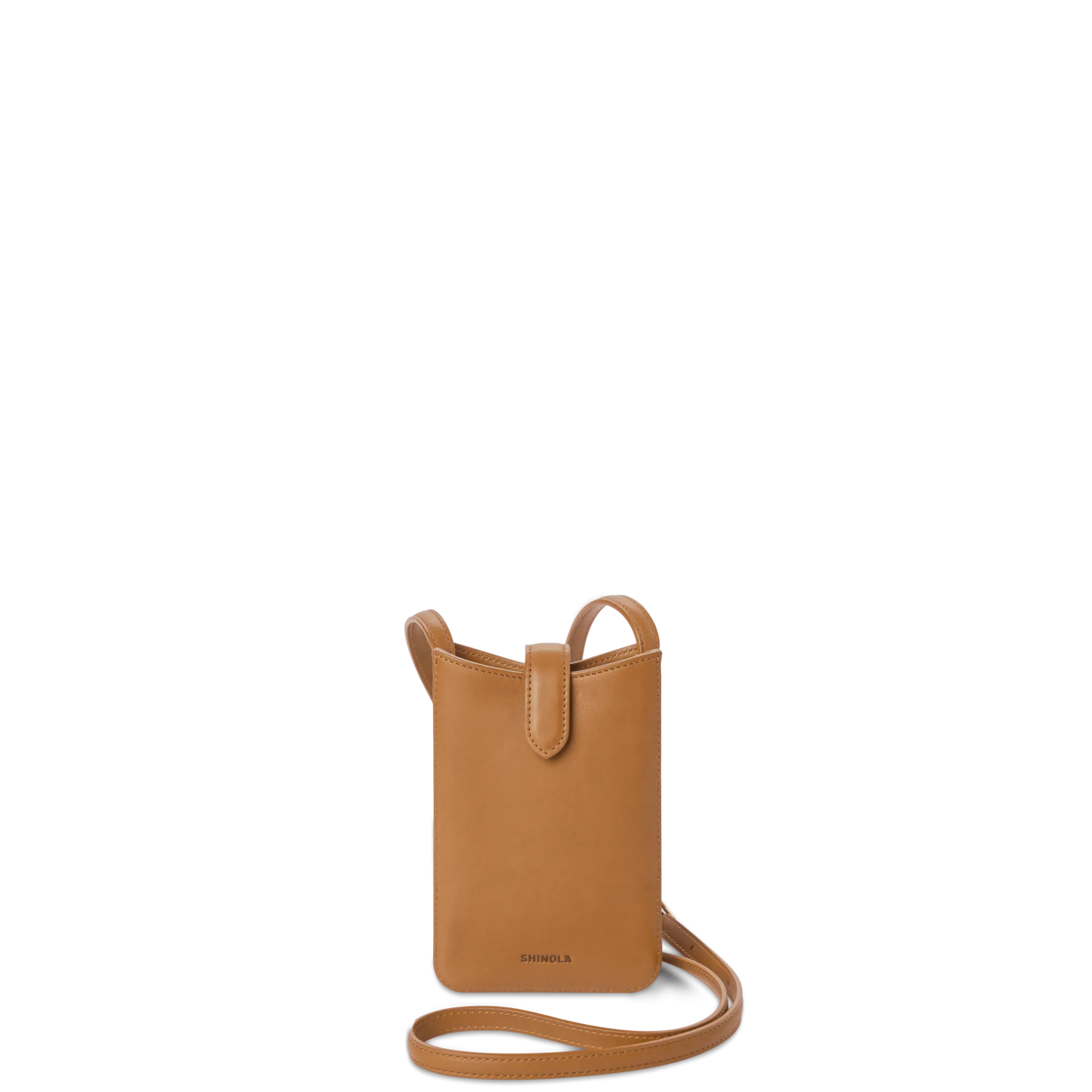 Outlet Shinola Bixby Phone Crossbody Tan