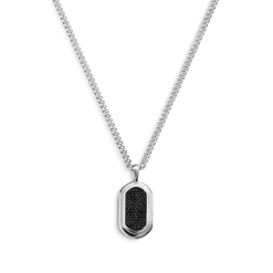Best Shinola Black Diamond Pave Tag Necklace
