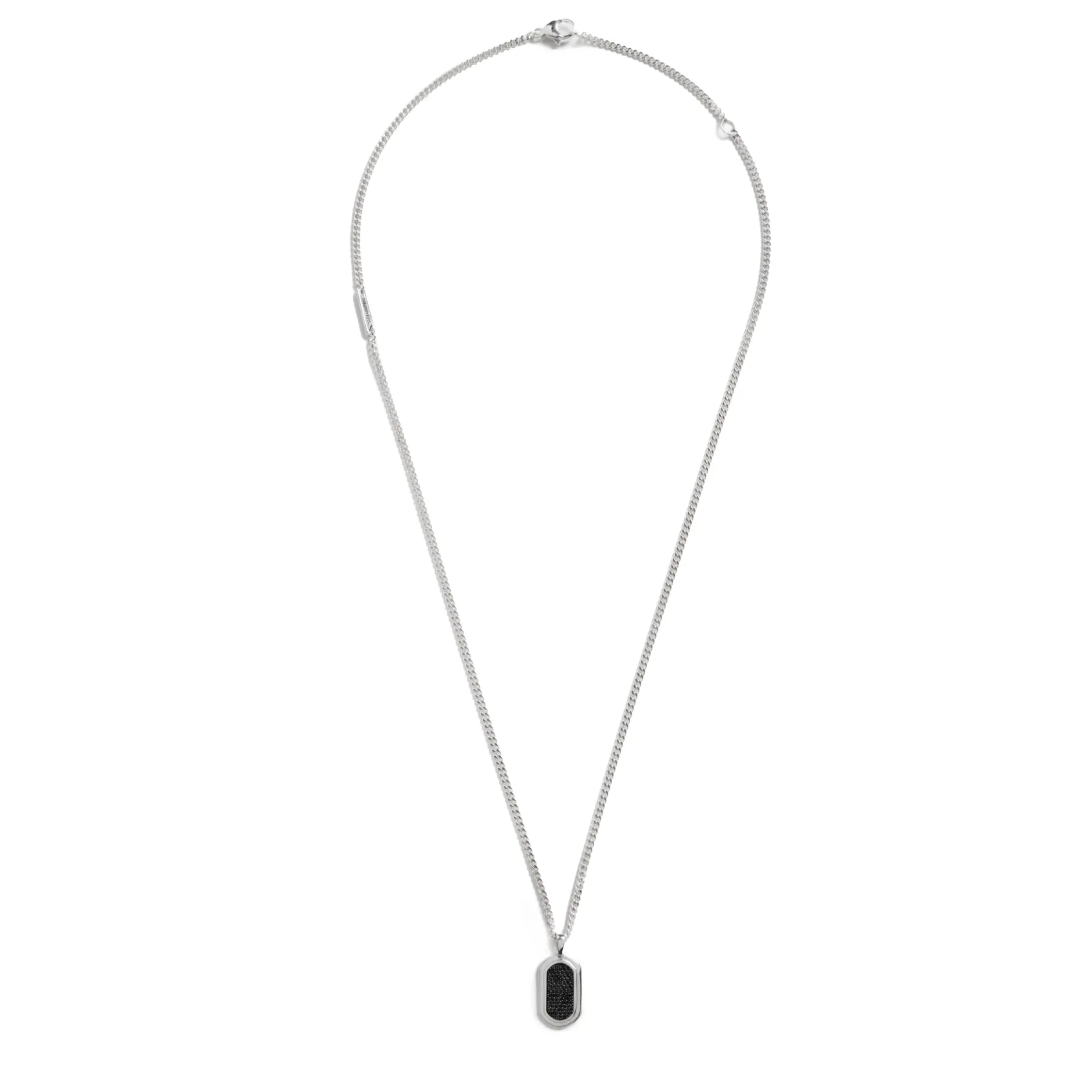 Best Shinola Black Diamond Pave Tag Necklace