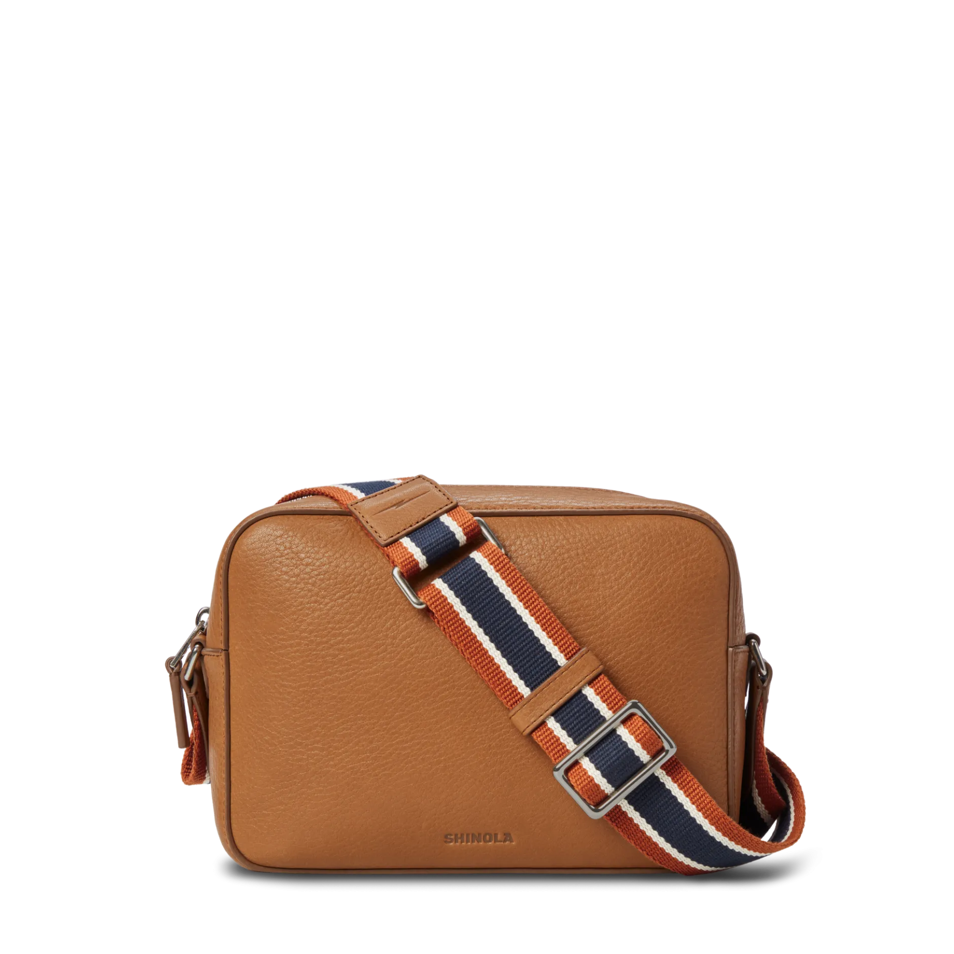 Shinola Camera Crossbody Bag Tan