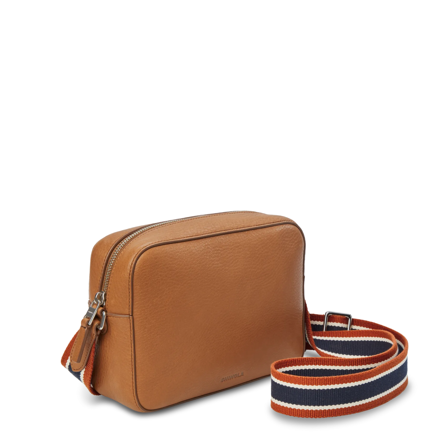 Shinola Camera Crossbody Bag Tan