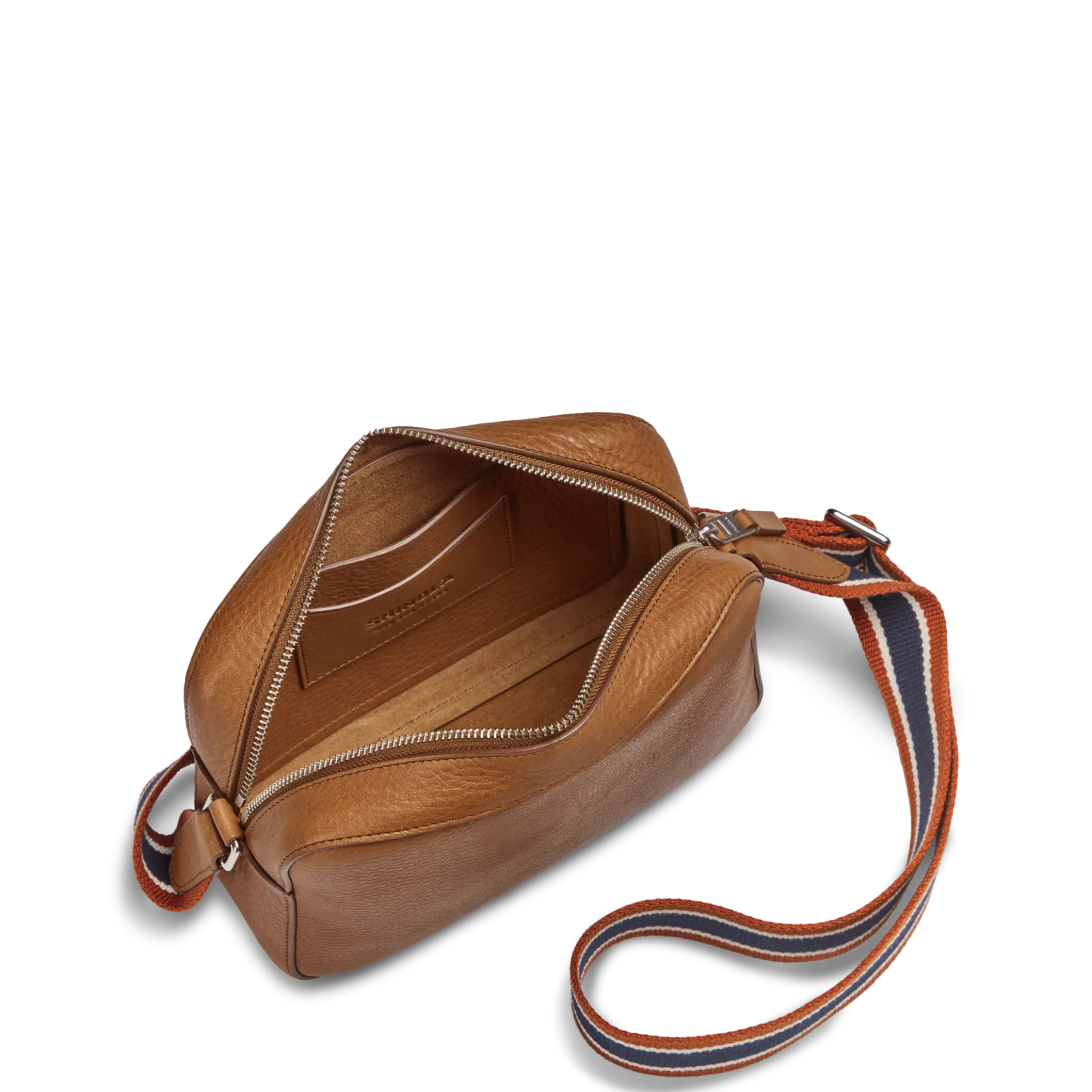 Shinola Camera Crossbody Bag Tan