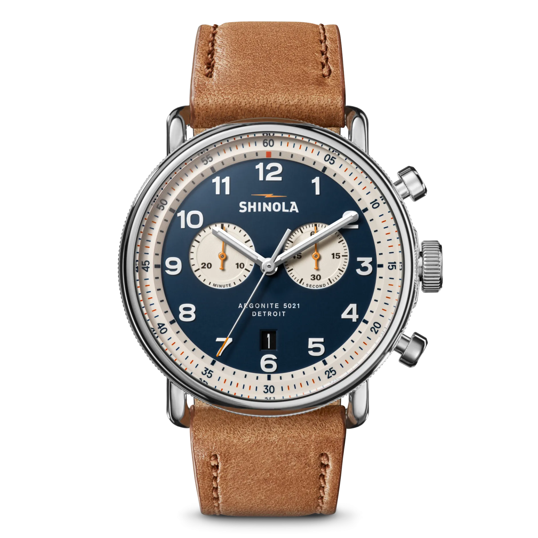 Best Shinola Canfield C56 Chronograph Watch Continental Blue