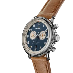 Best Shinola Canfield C56 Chronograph Watch Continental Blue