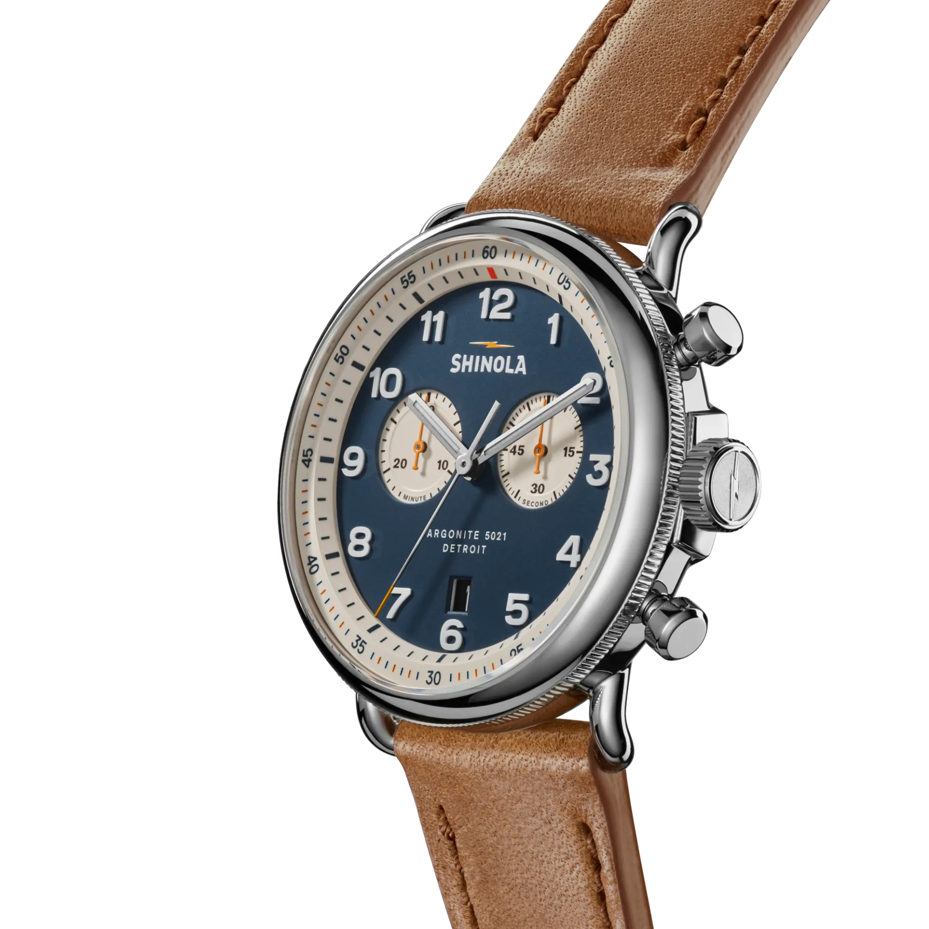 Best Shinola Canfield C56 Chronograph Watch Continental Blue