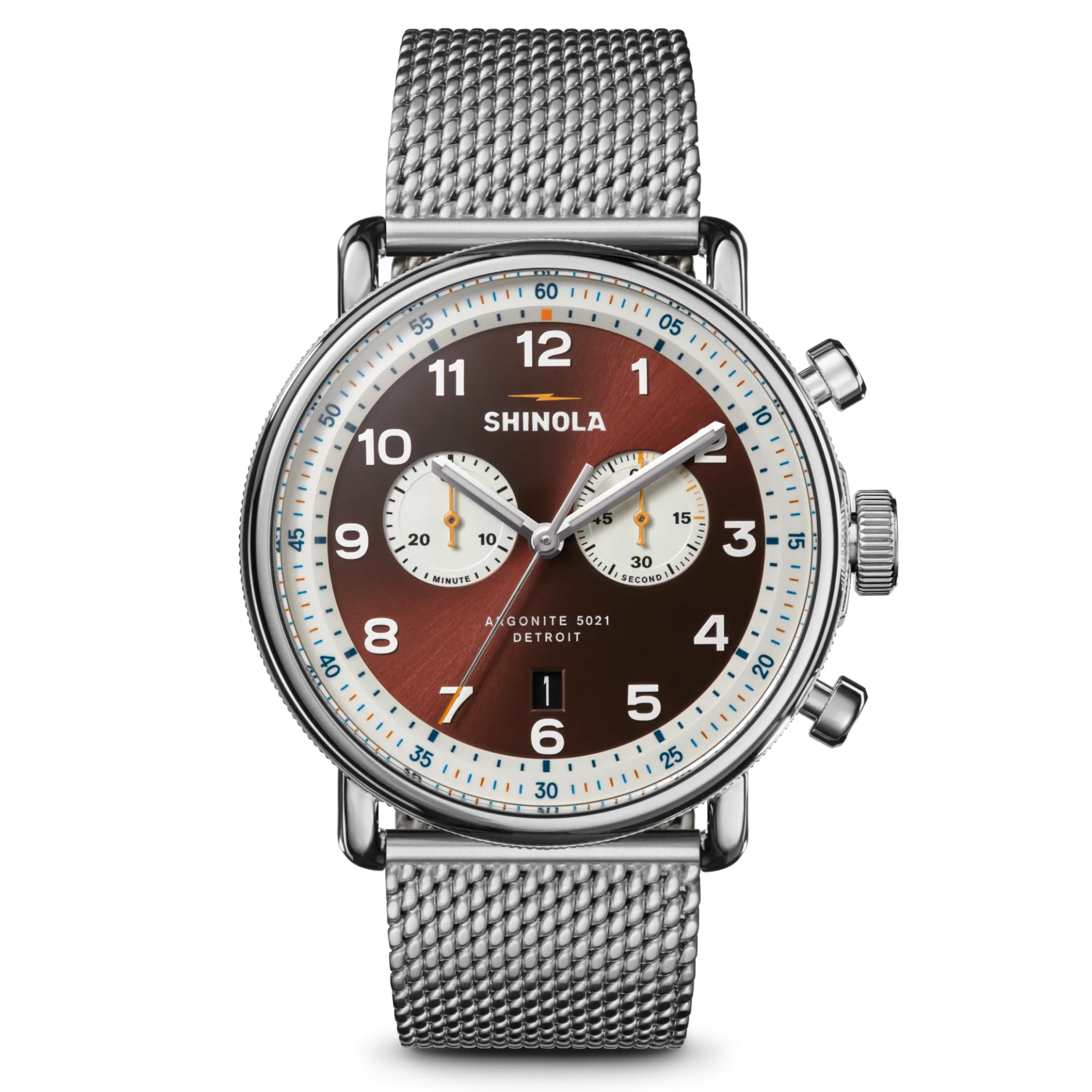 Discount Shinola Canfield C56 Chronograph Watch Whiskey