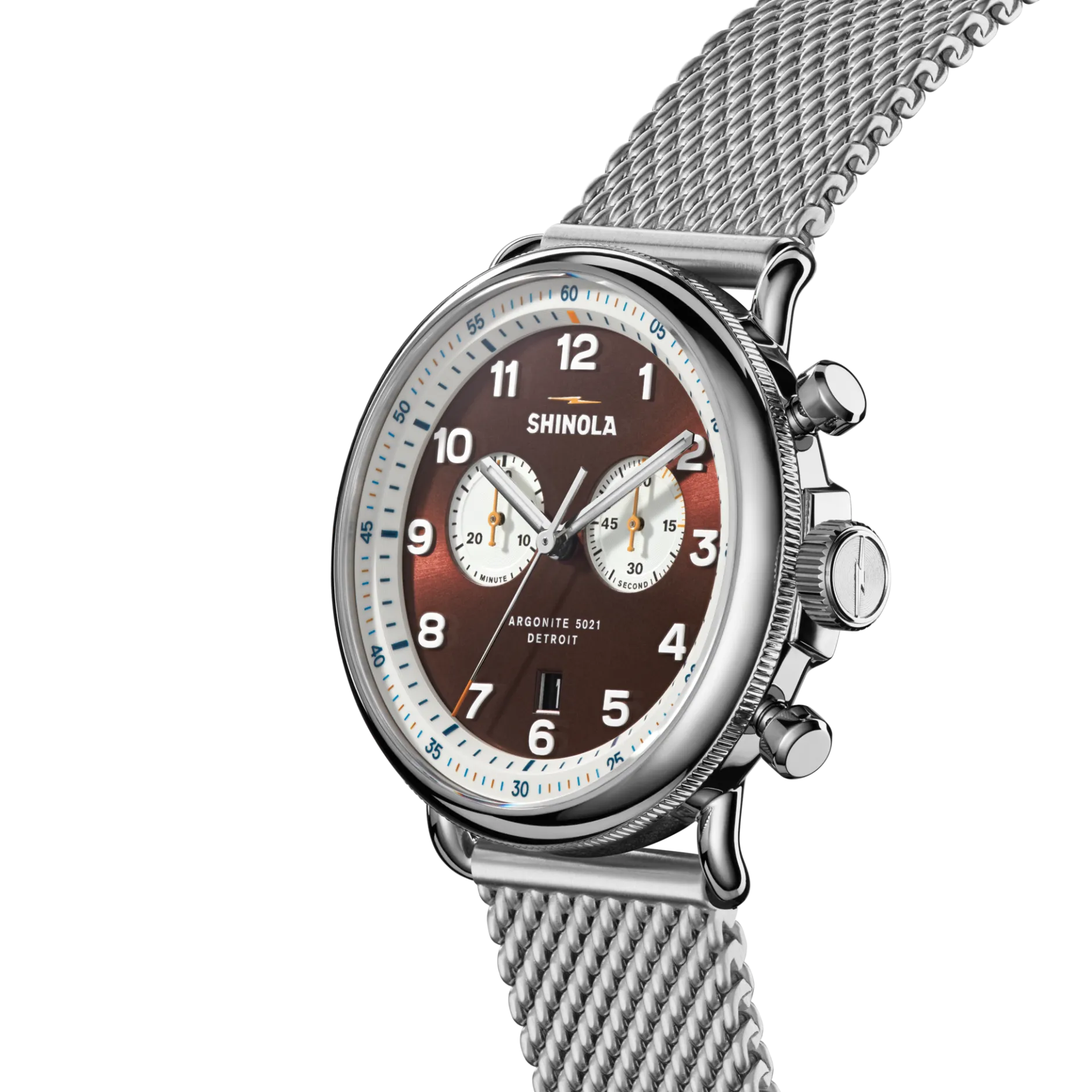 Discount Shinola Canfield C56 Chronograph Watch Whiskey
