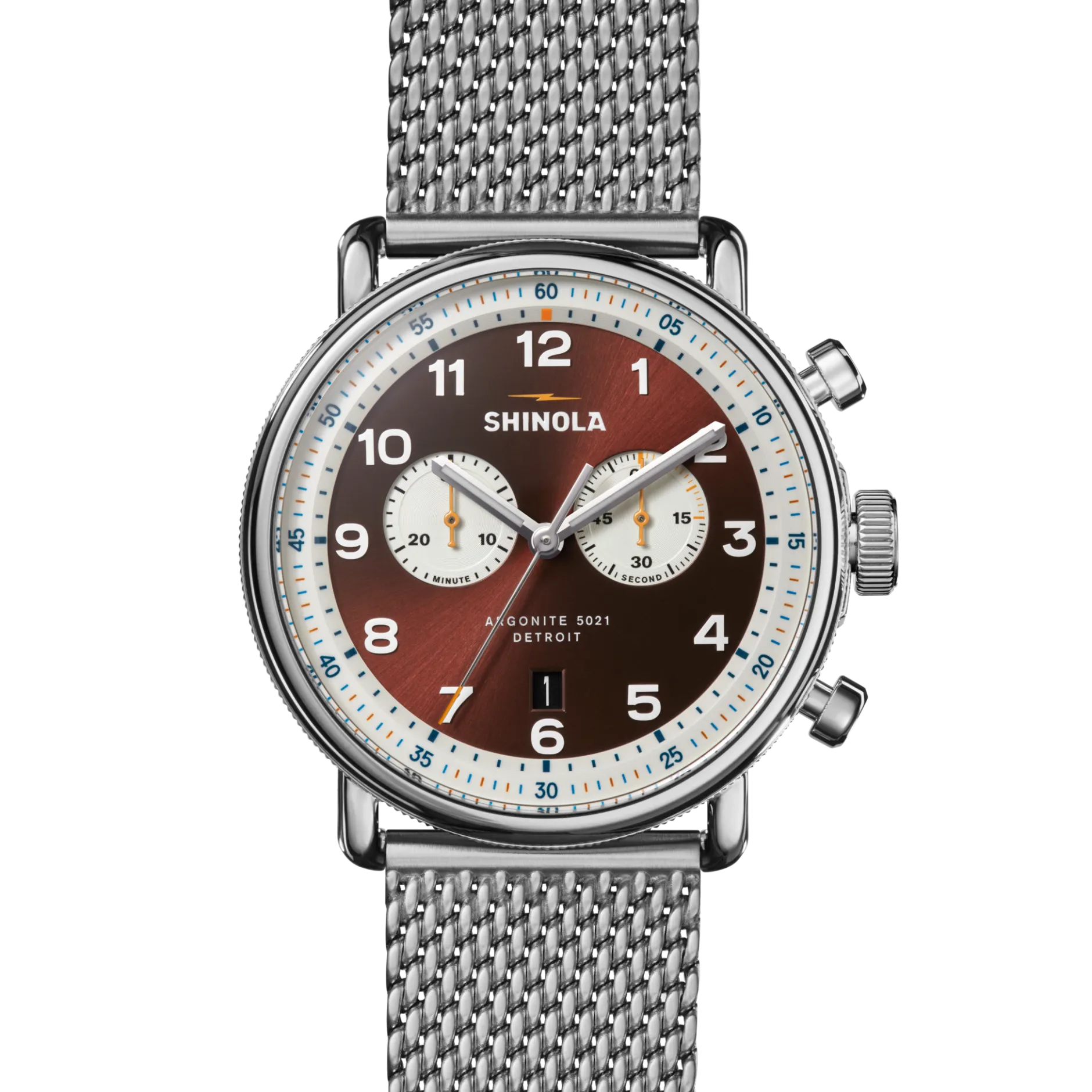 Discount Shinola Canfield C56 Chronograph Watch Whiskey