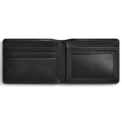 Shinola Canfield ID Bifold Wallet Black