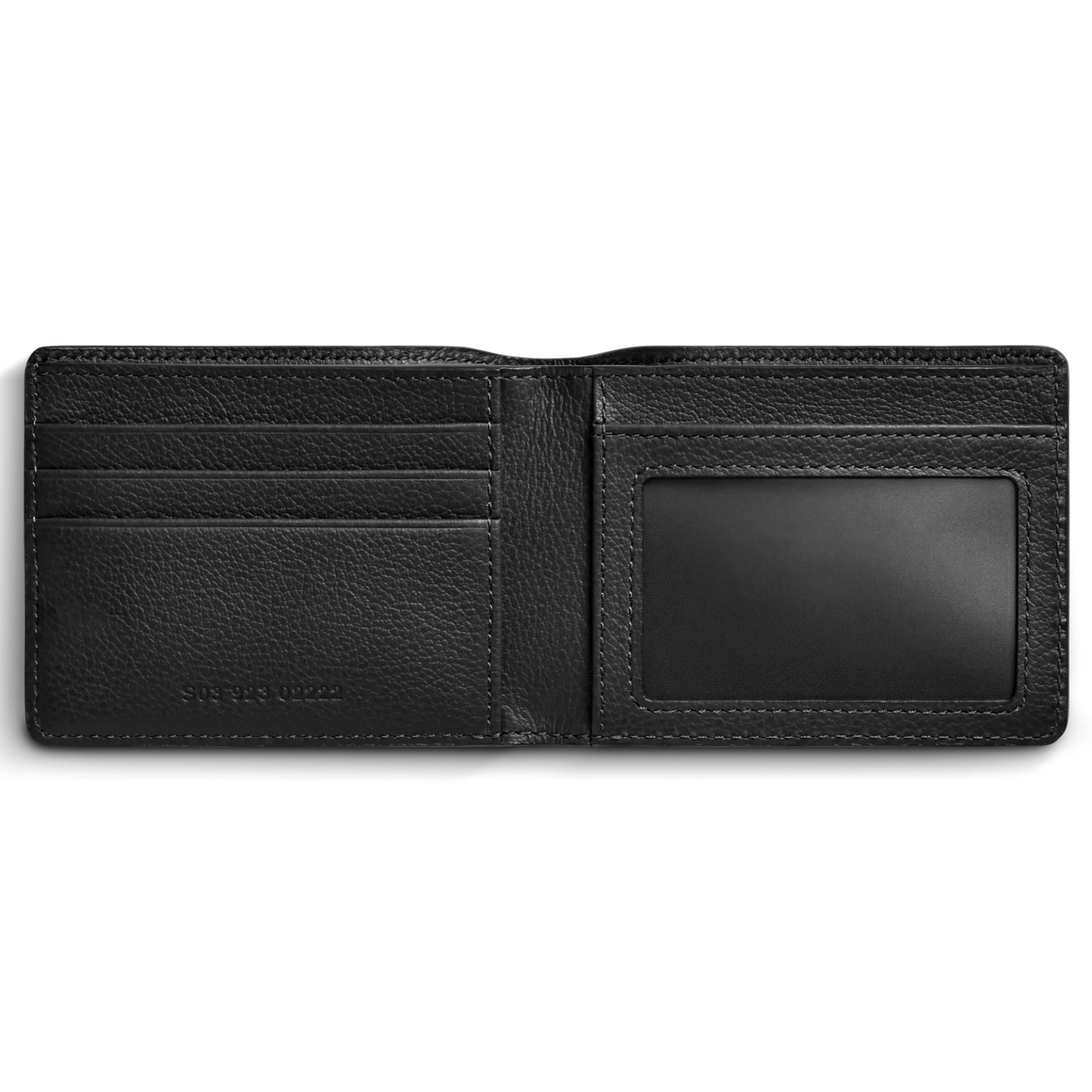 Shinola Canfield ID Bifold Wallet Black