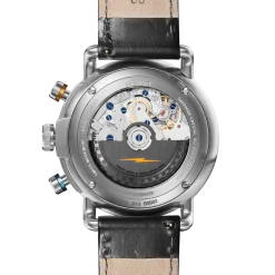 Outlet Shinola Canfield Speedway Open Road Automatic Chronograph Watch Black/Black Leather