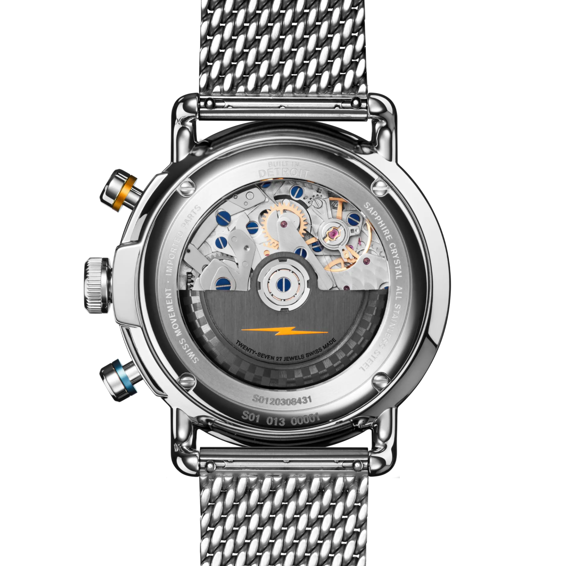 Outlet Shinola Canfield Speedway Open Road Automatic Chronograph Watch Blue/Stainless Steel
