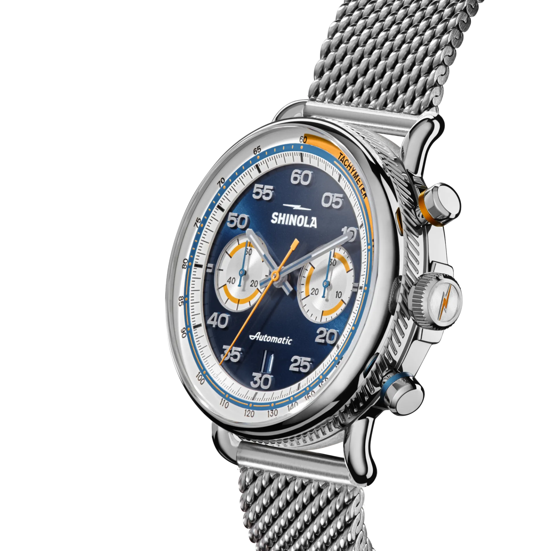Outlet Shinola Canfield Speedway Open Road Automatic Chronograph Watch Blue/Stainless Steel