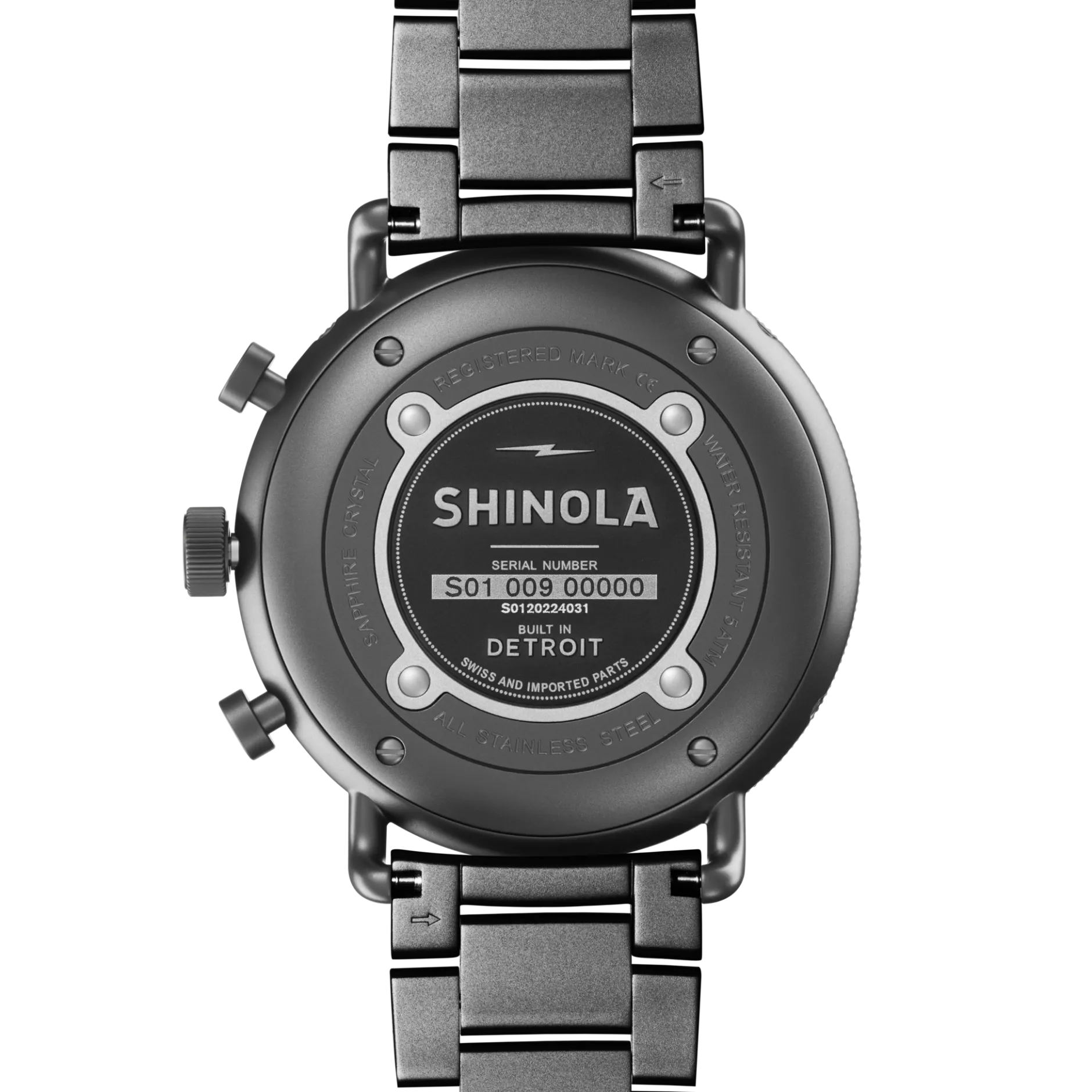 Discount Shinola Canfield Sport Chronograph Watch Black