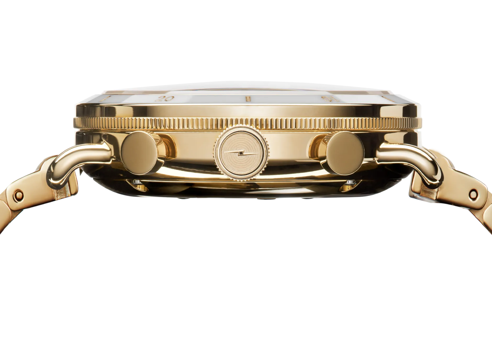 Shinola Canfield Sport Chronograph Watch Gold