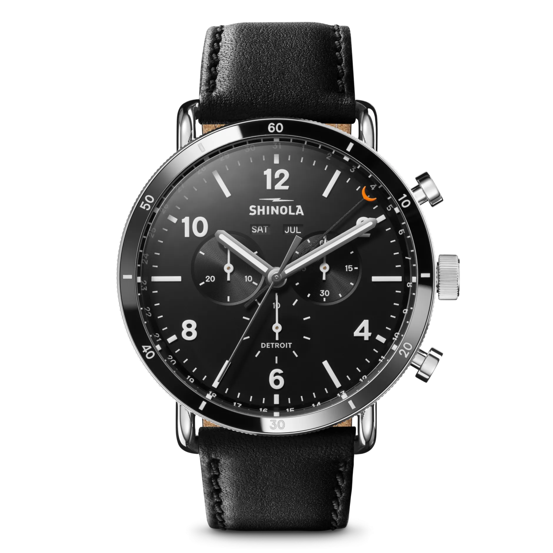 New Shinola Canfield Sport Chronograph Watch Matte Black