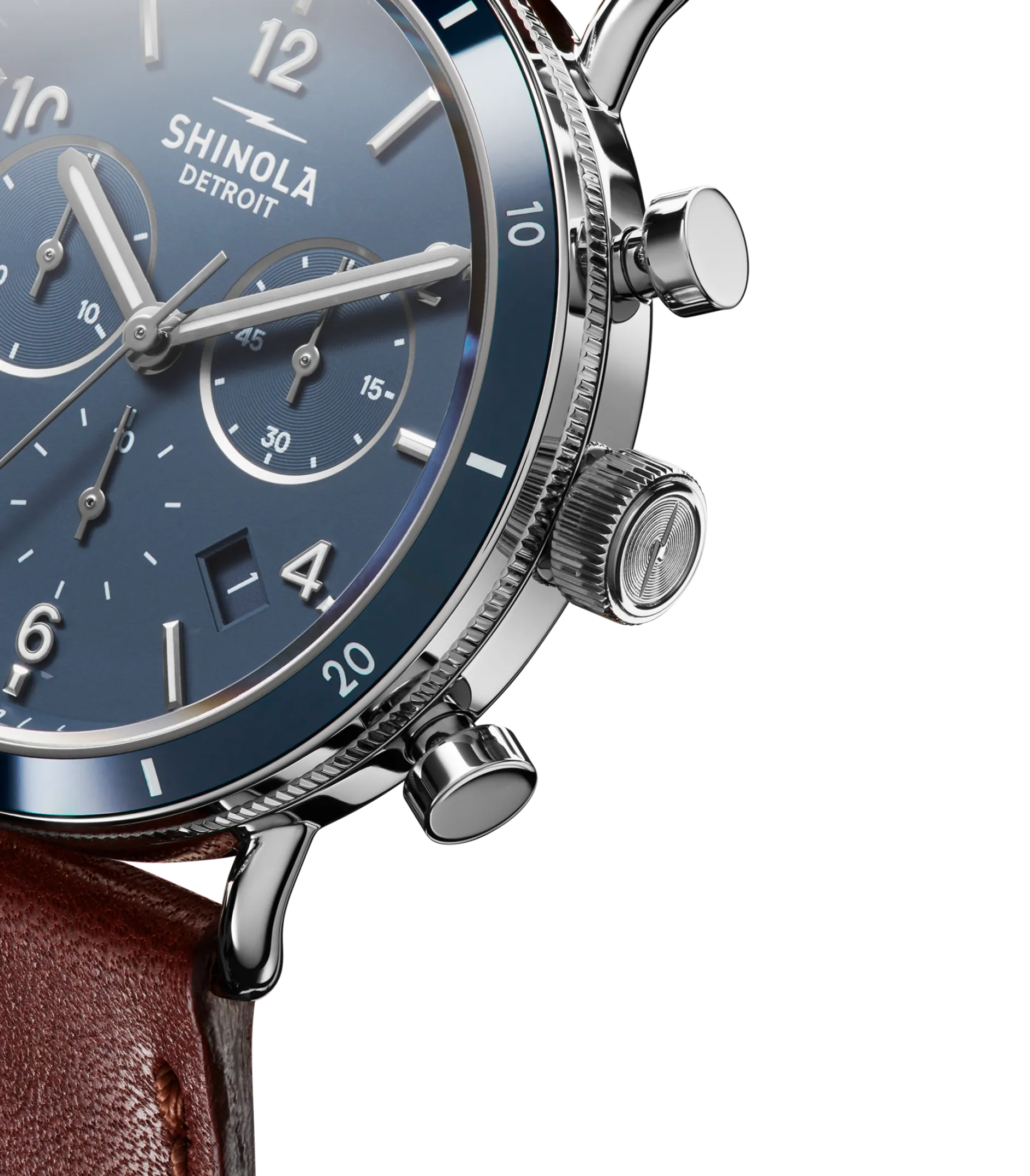 Clearance Shinola Canfield Sport Chronograph Watch Midnight Blue