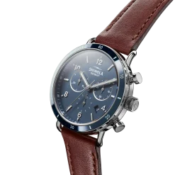 Clearance Shinola Canfield Sport Chronograph Watch Midnight Blue