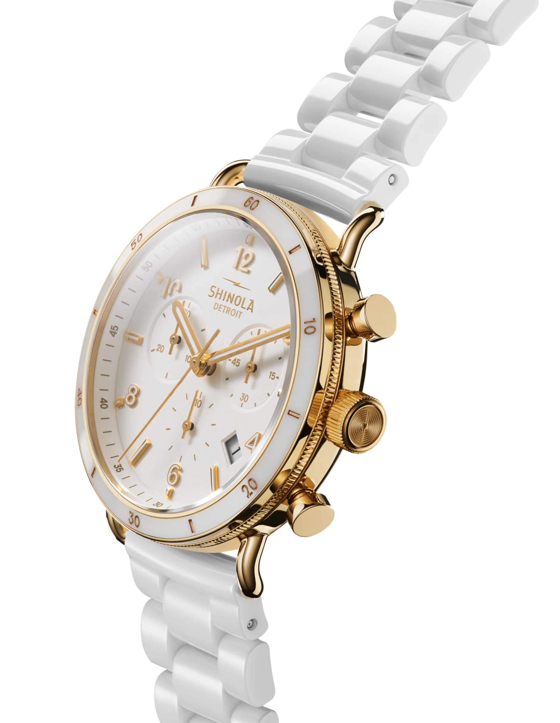 Discount Shinola Canfield Sport Chronograph Watch Soft White