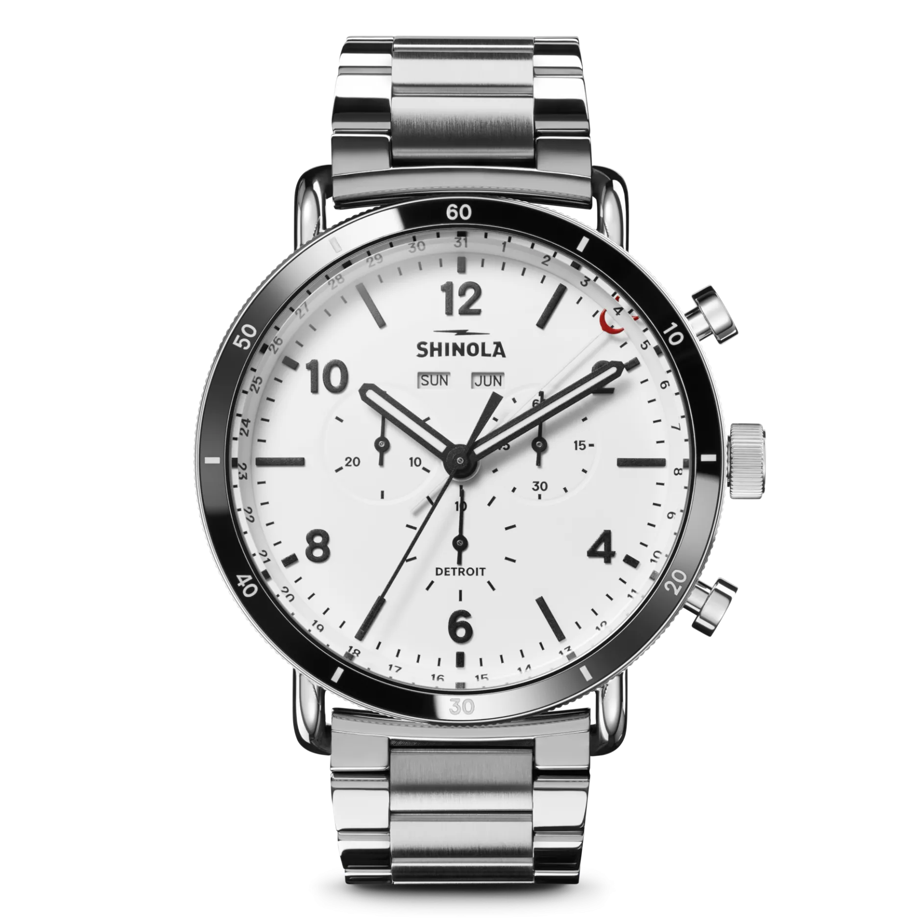 Hot Shinola Canfield Sport Chronograph Watch White