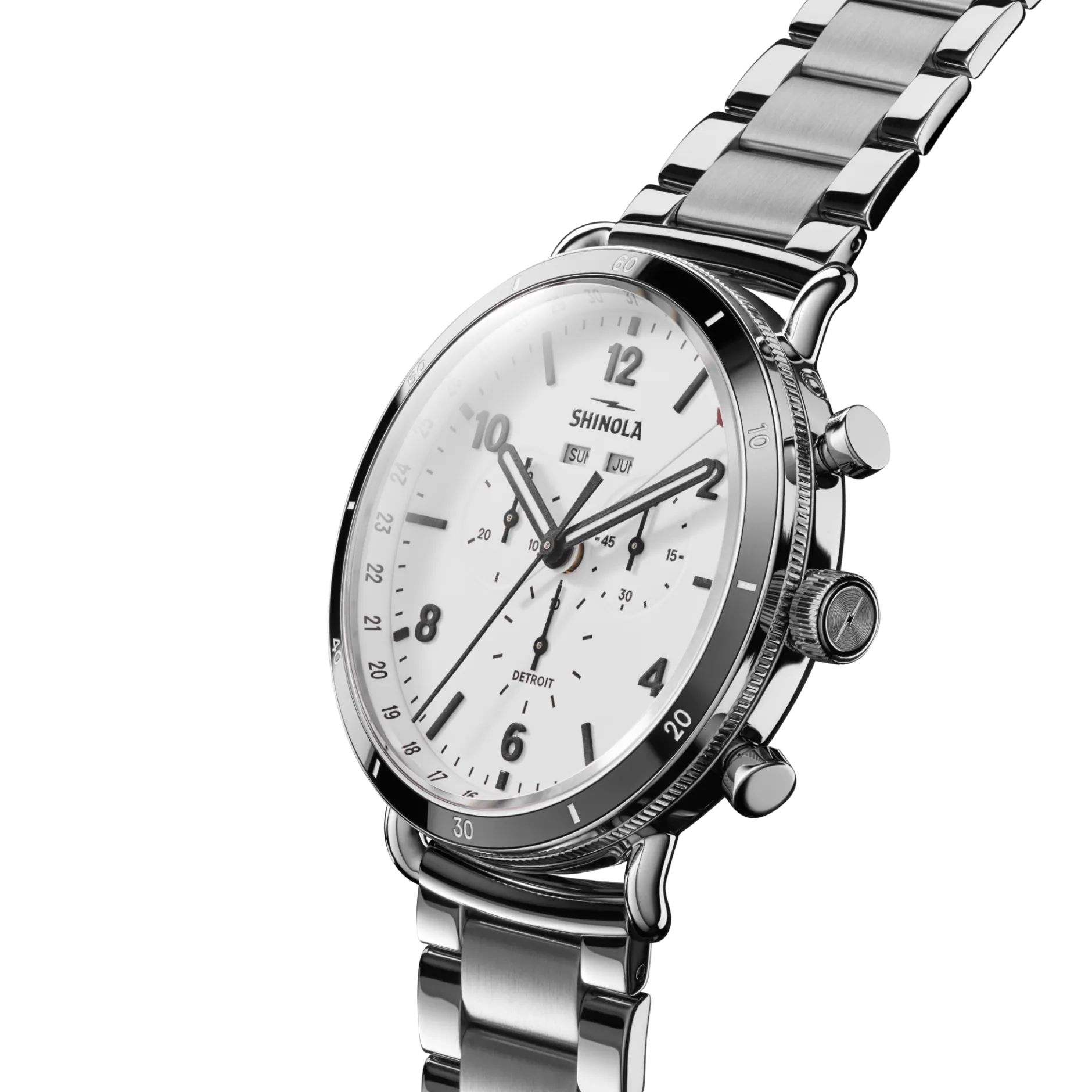 Hot Shinola Canfield Sport Chronograph Watch White