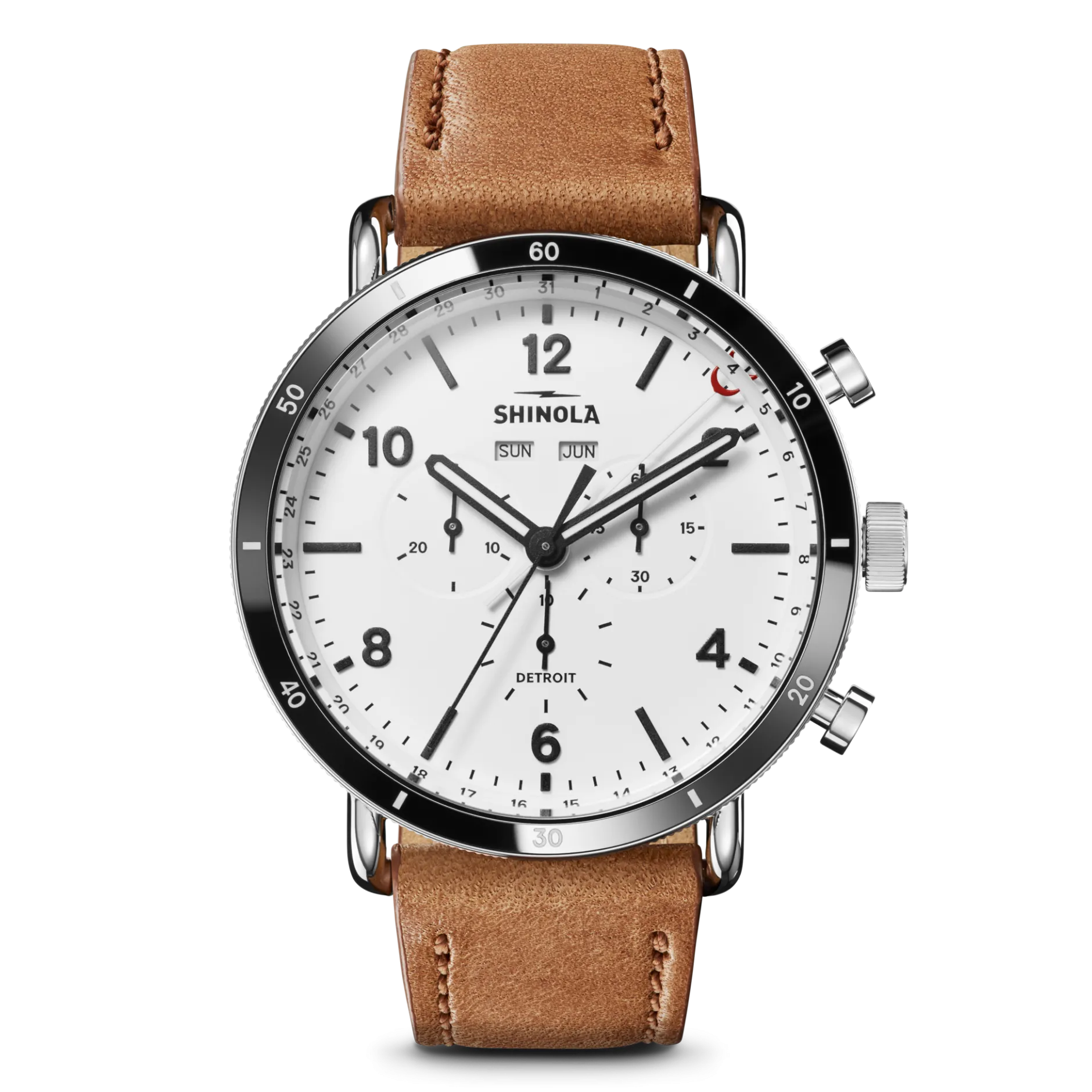 Shinola Canfield Sport Chronograph Watch White