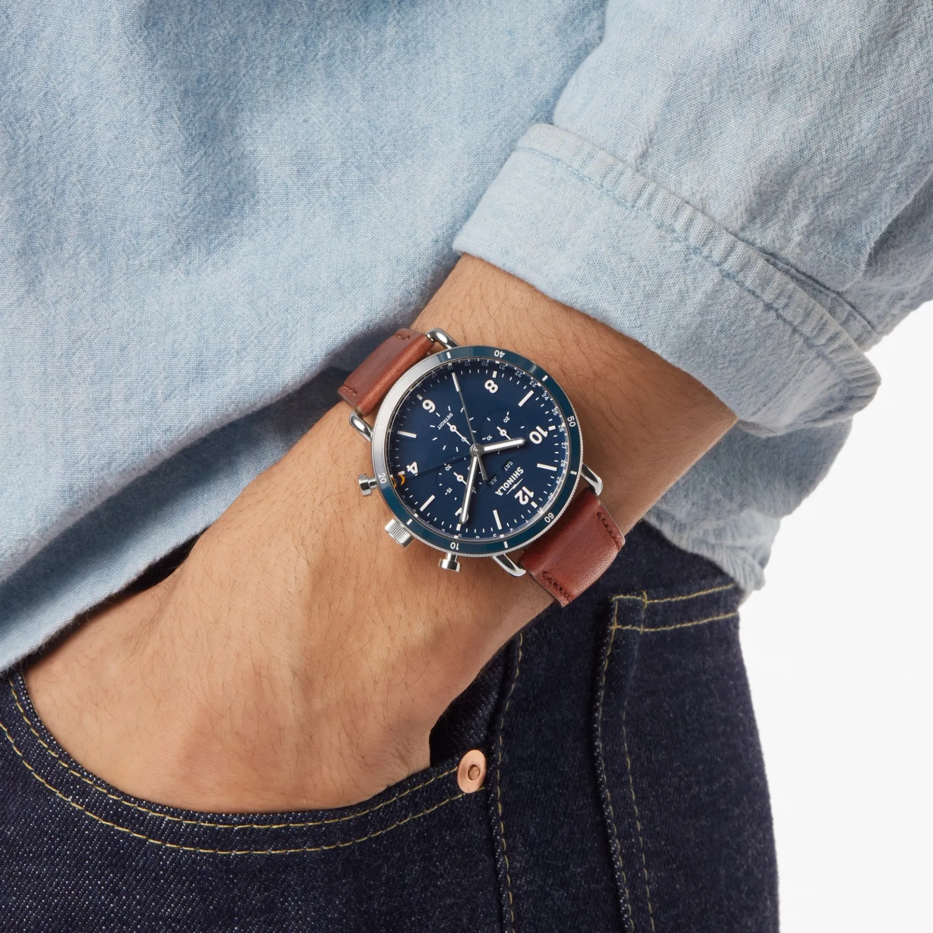 New Shinola Canfield Sport Chronograph Watch