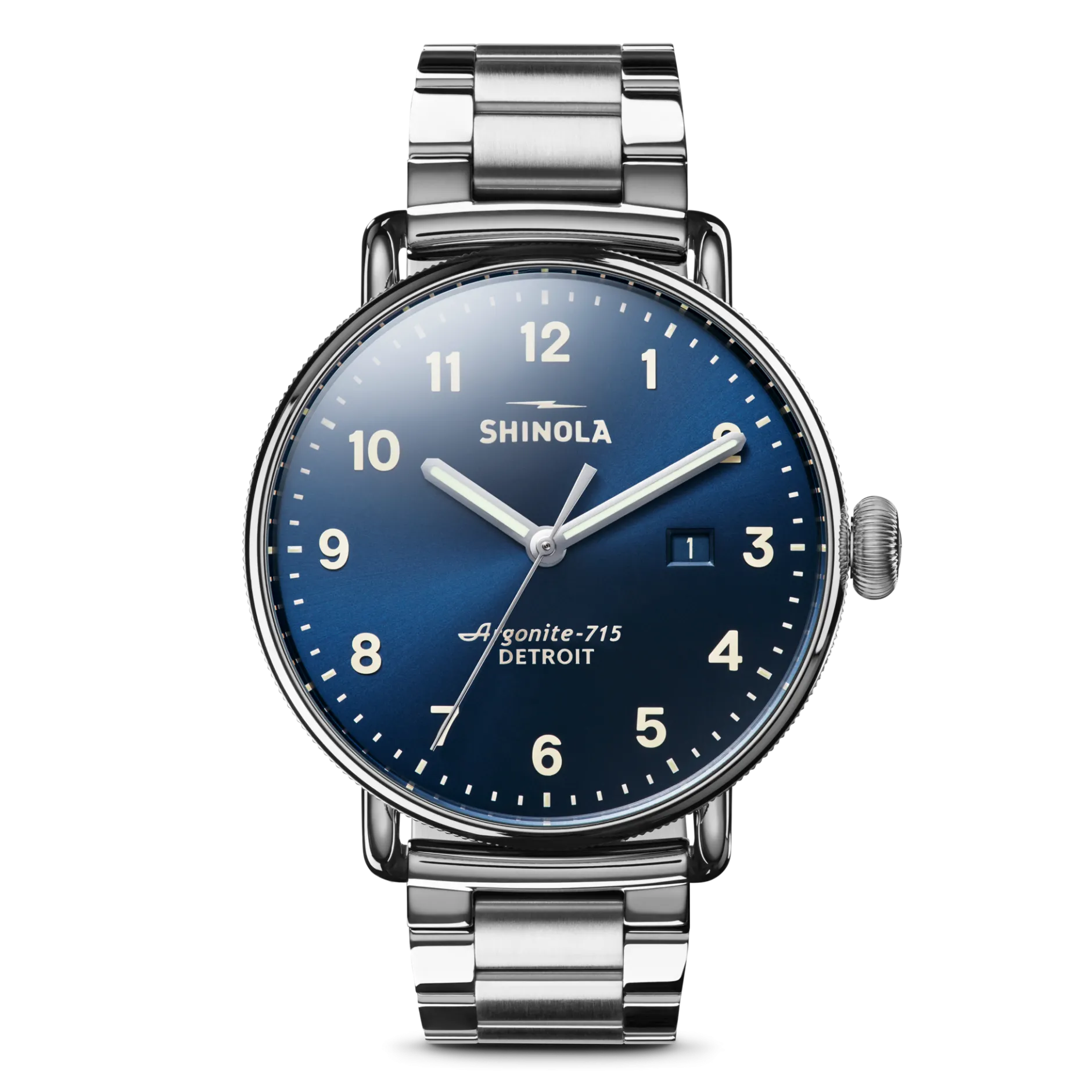New Shinola Canfield Watch Midnight Blue