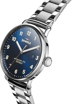 New Shinola Canfield Watch Midnight Blue