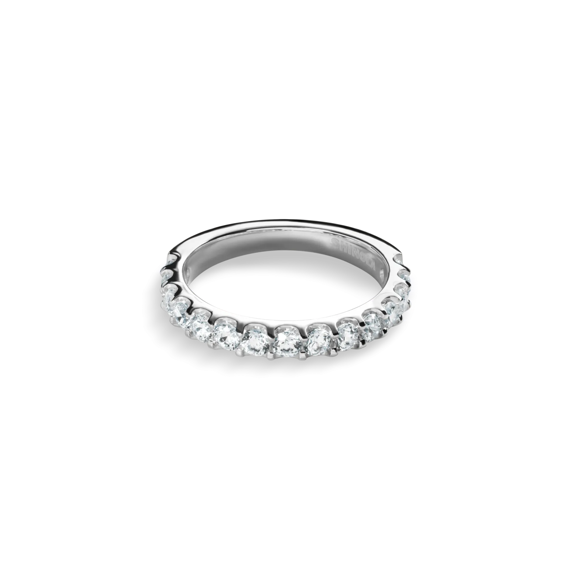 Hot Shinola 1 Carat Diamond Anniversary Band White Gold