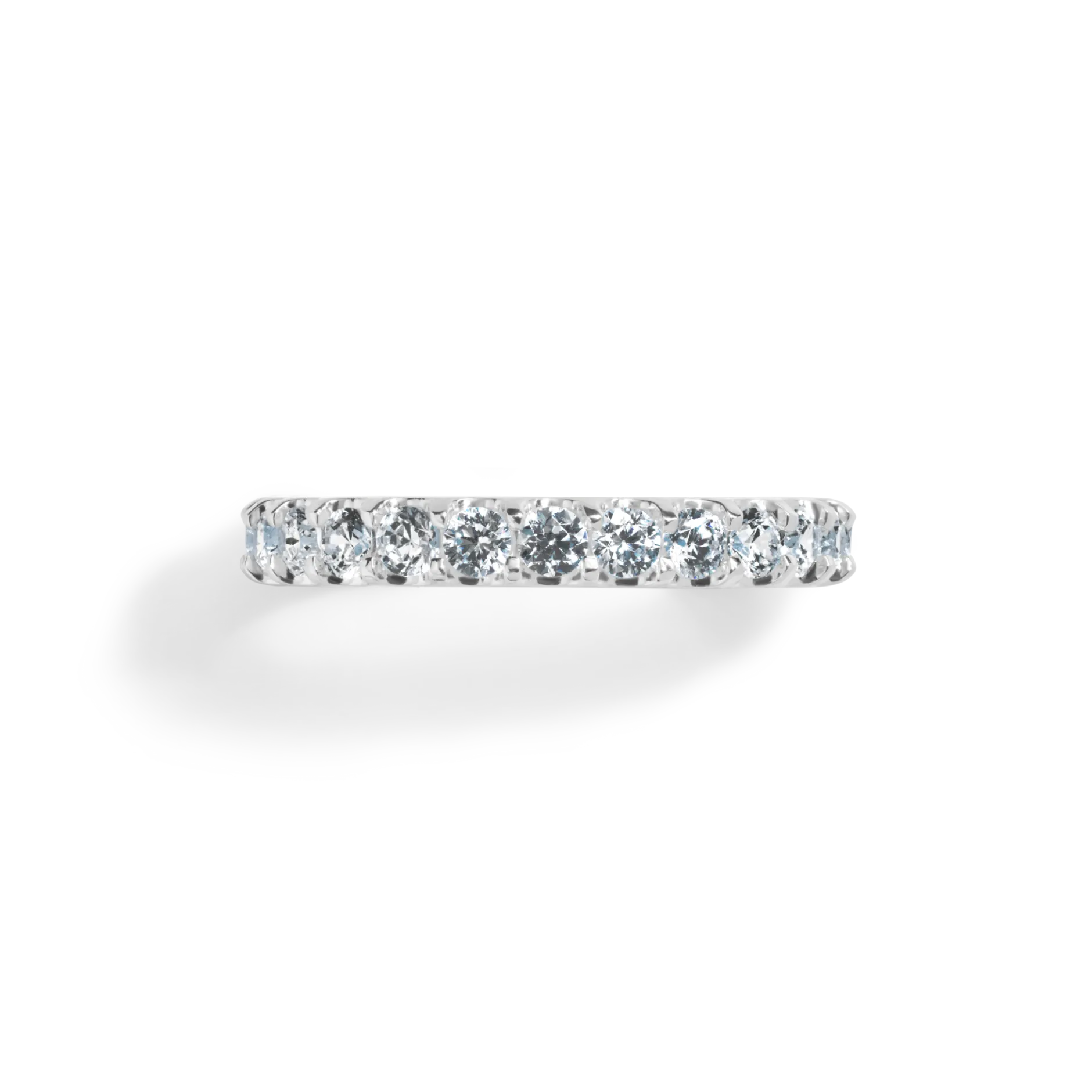 Hot Shinola 1 Carat Diamond Anniversary Band White Gold