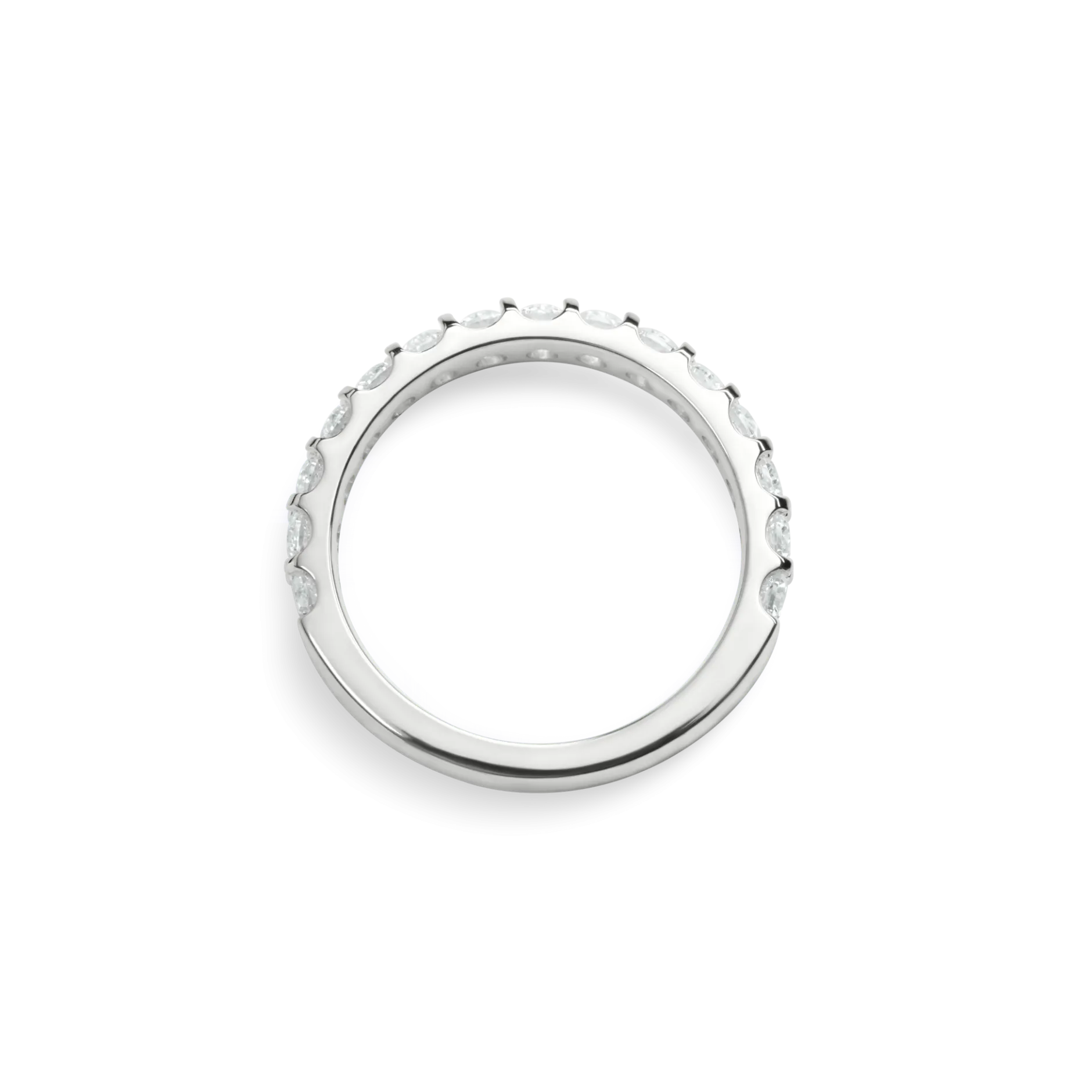 Hot Shinola 1 Carat Diamond Anniversary Band White Gold