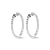 Sale Shinola 1 Carat Diamond Hoop Earrings