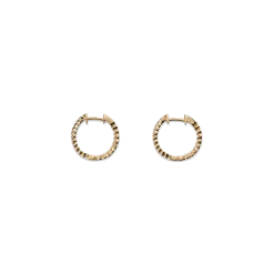 Online Shinola 1/2 Carat Diamond Hoop Earrings Yellow Gold