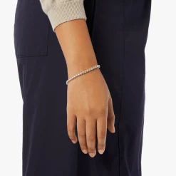 New Shinola 4 Carat 7" Diamond Tennis Bracelet White Gold