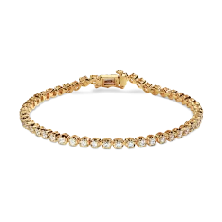 Online Shinola 1.84 Carat 6.5" Diamond Tennis Bracelet Yellow Gold