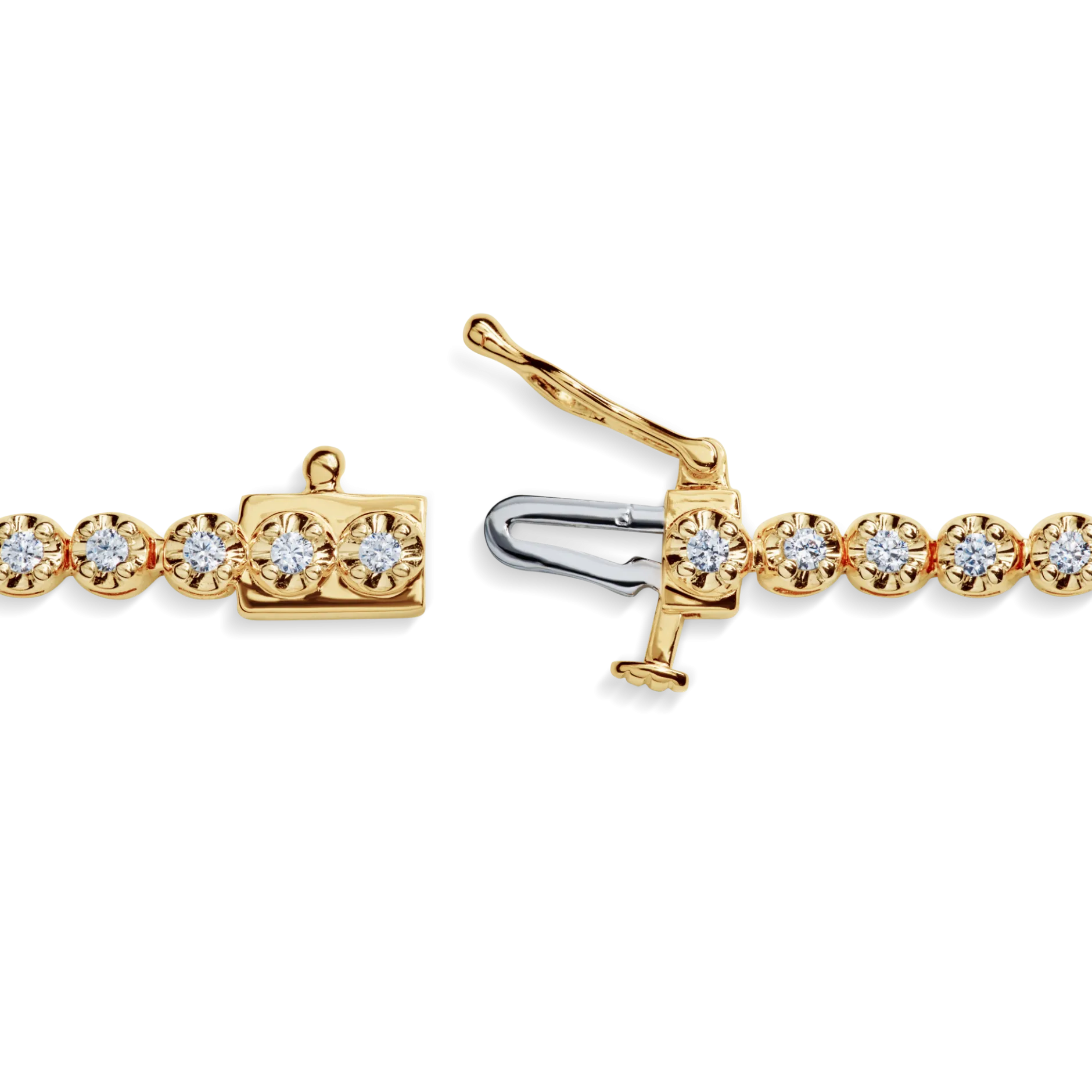 Online Shinola 1.84 Carat 6.5" Diamond Tennis Bracelet Yellow Gold
