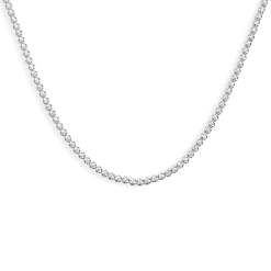 Shinola 5 Carat Diamond Tennis Necklace White Gold