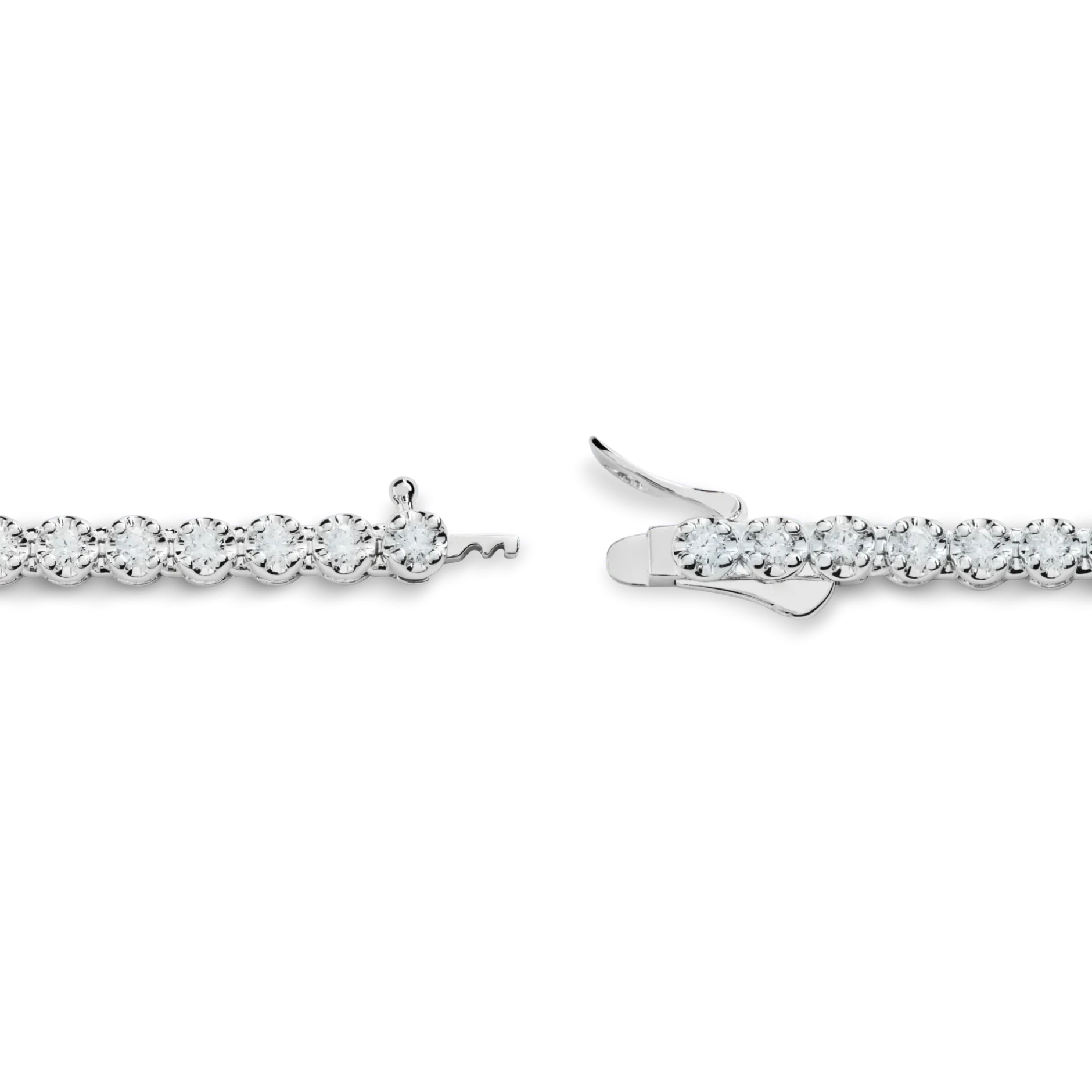 Shinola 5 Carat Diamond Tennis Necklace White Gold