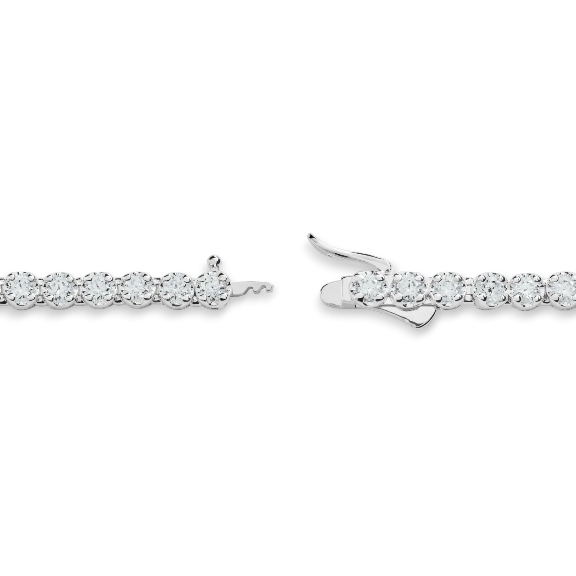 Clearance Shinola 7 Carat Diamond Tennis Necklace White Gold