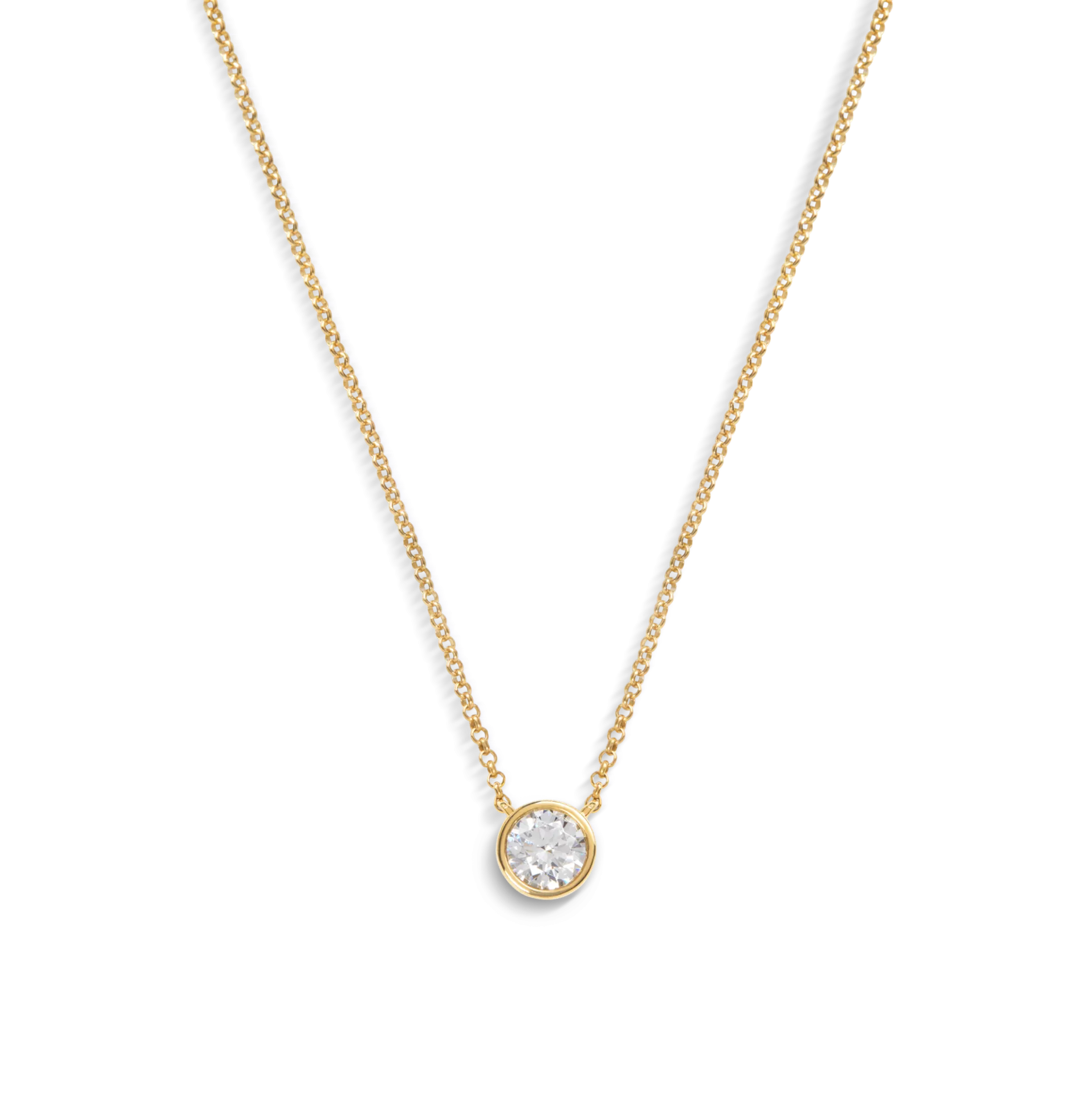 Sale Shinola Round Diamond Necklace 1 Carat