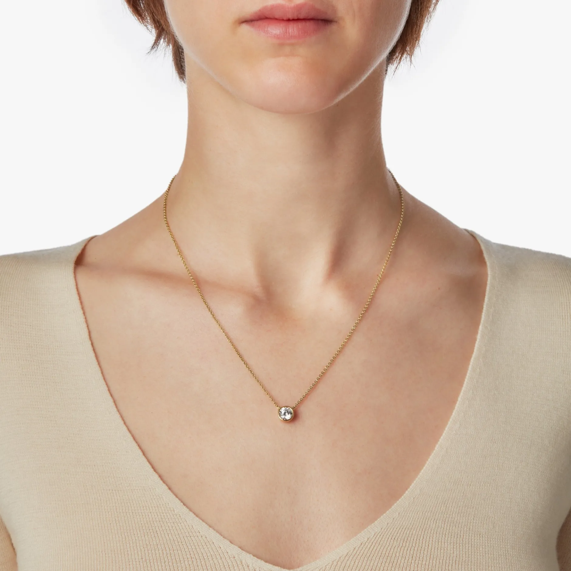 Sale Shinola Round Diamond Necklace 1 Carat