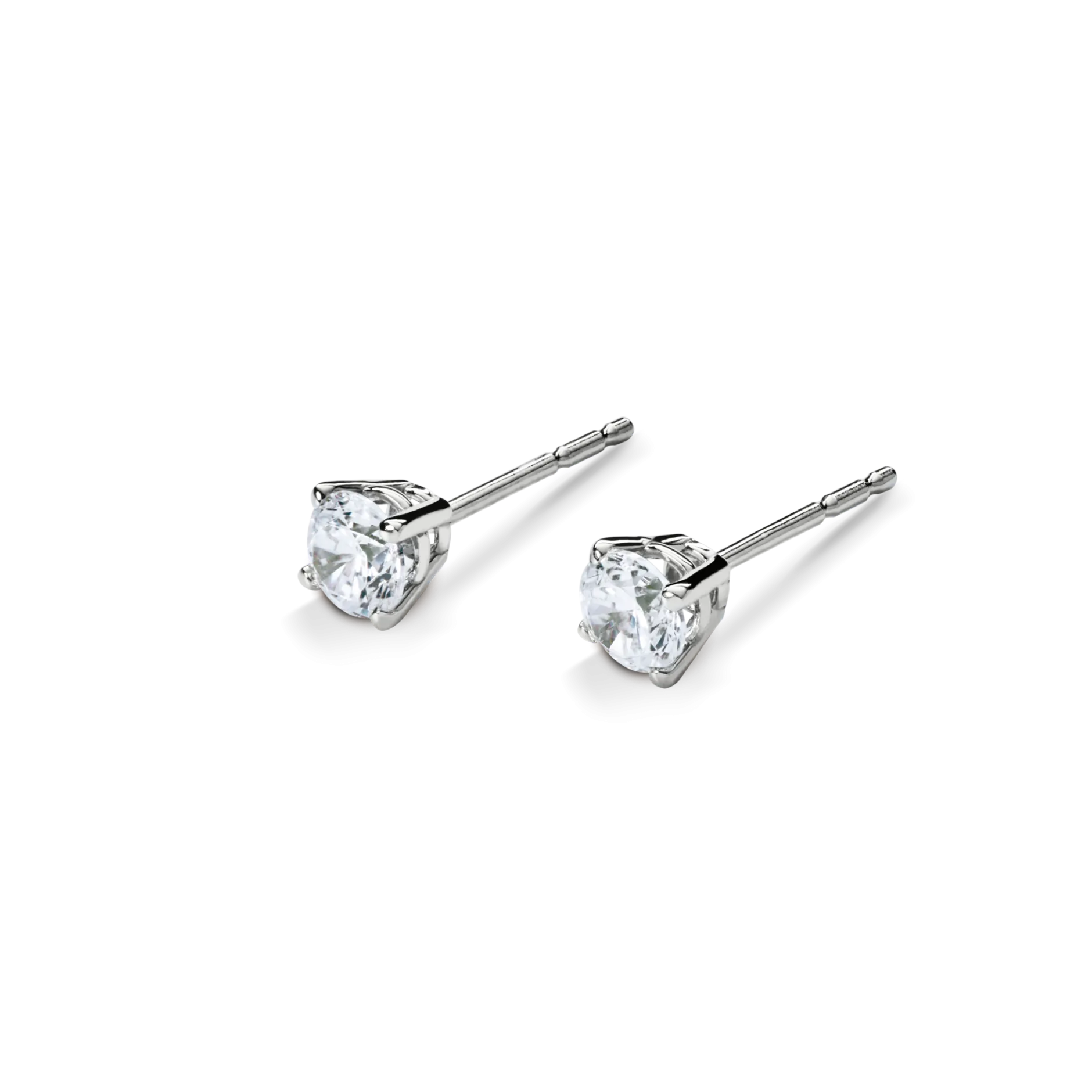 Online Shinola 1/2 Carat Round Diamond Studs White Gold