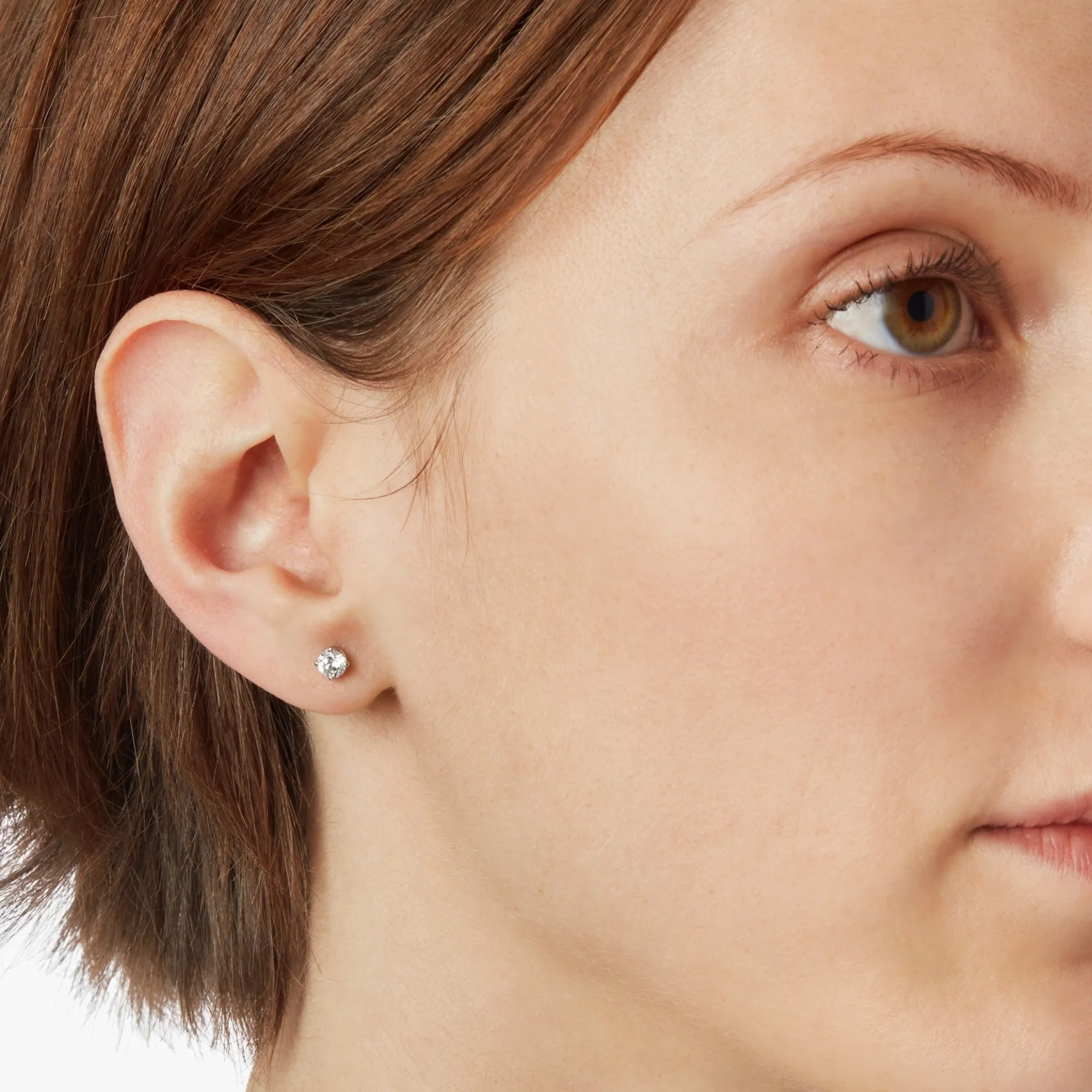 Online Shinola 1/2 Carat Round Diamond Studs White Gold