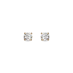 Clearance Shinola 1/2 Carat Round Diamond Studs Yellow Gold