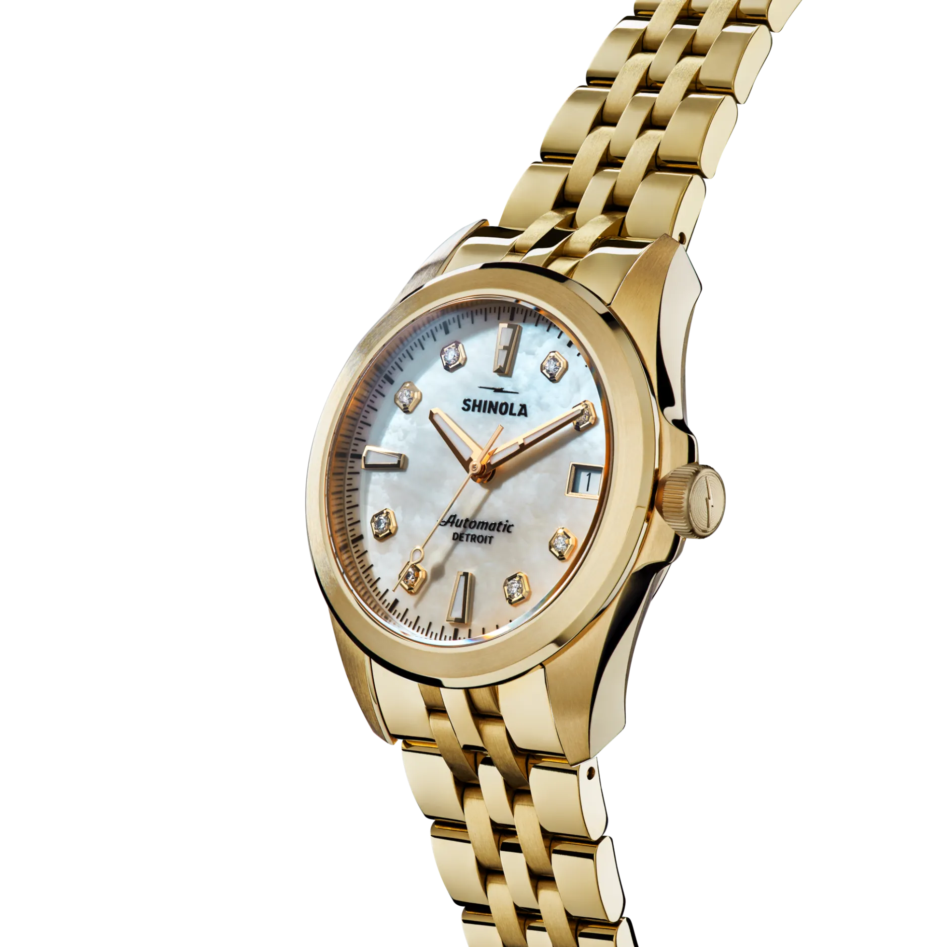Outlet Shinola Circadian Monster Automatic Watch Diamond/Mother of Pearl